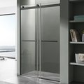 Anzzi Kahn Series 48 in. x 76 in. Frameless Shower Door - Matte Black SD-FRLS05801MB